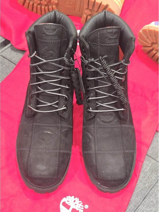 Supreme × Timberland Patchwork 6 Inch Premium Boot Black Size 8M In Hand main image 6